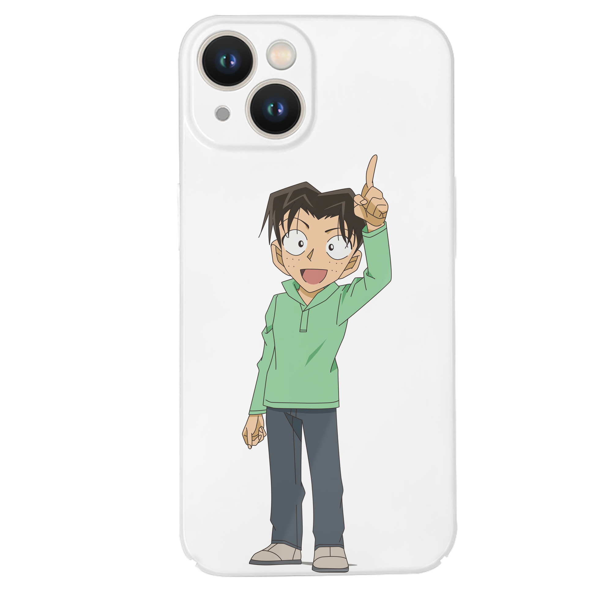 （画像用） 名探偵コナン 円谷 光彦 つぶらや みつひこ Detective Conan Mitch Tennyson 【iPhone 14シリーズ対応】ハードケース